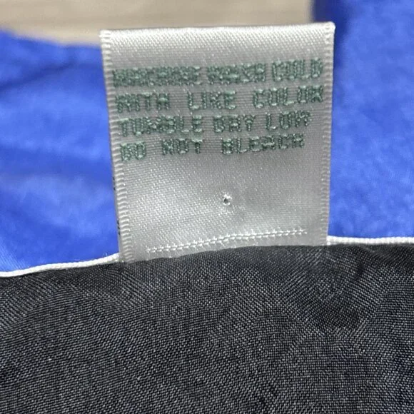 Vtg Bill Blass Windbreaker Jacket Mens L  Retro Colorblock Parachute Nylon 90s - Picture 7 of 8